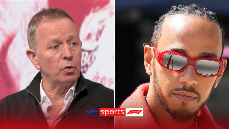 Sky F1&#39;s Martin Brundle believes Lewis Hamilton might have become dissatisfied at Mercedes and could be seeking a new challenge at Ferrari.