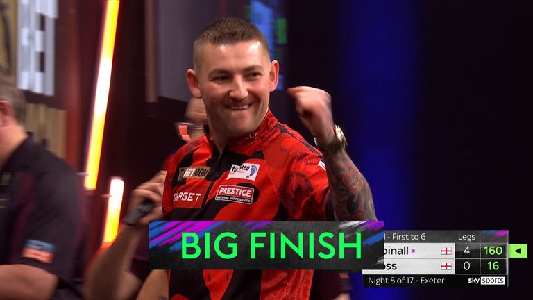 Incredible!  Aspinall gets his SECOND 160 checkout!