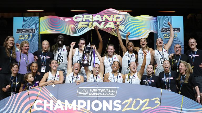 Loughborough Lightning will look to defend their Netball Super League in 2024