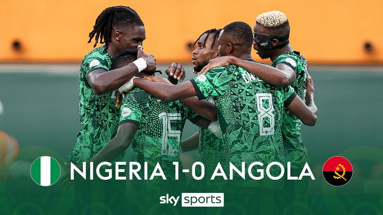 Highlights of the AFCON quarter final match between Nigeria and Angola