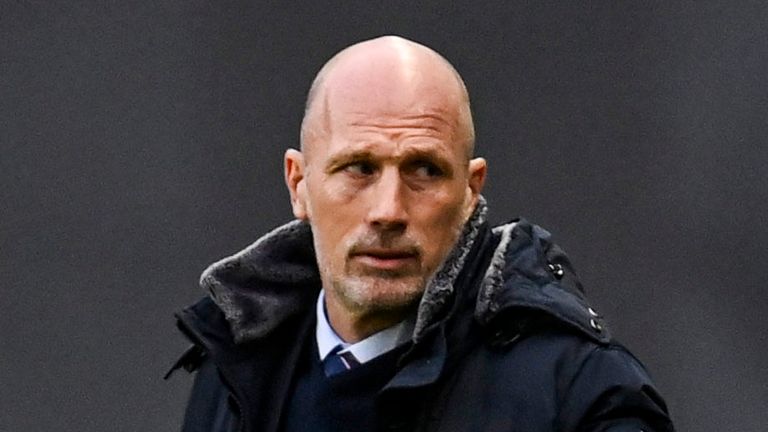 GLASGOW, SCOTLAND - JANUARY 02: Rangers Manager Phillipe Clement during a cinch Premiership match between Rangers and Kilmarnock at Ibrox Stadium, on  January 02, 2024, in Glasgow, Scotland. (Photo by Rob Casey / SNS Group)