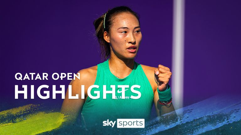 Zheng fights back from first set down to reach Round of 16 of Qatar Open