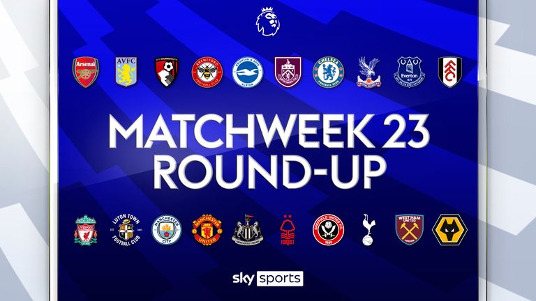 A round-up of all the action from match week 22 in the Premier League