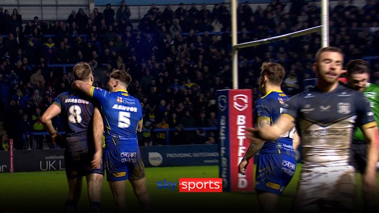 James Harrison was on hand to finish off a phenomenal team try as Warrington went on to comfortably beat Hull FC.