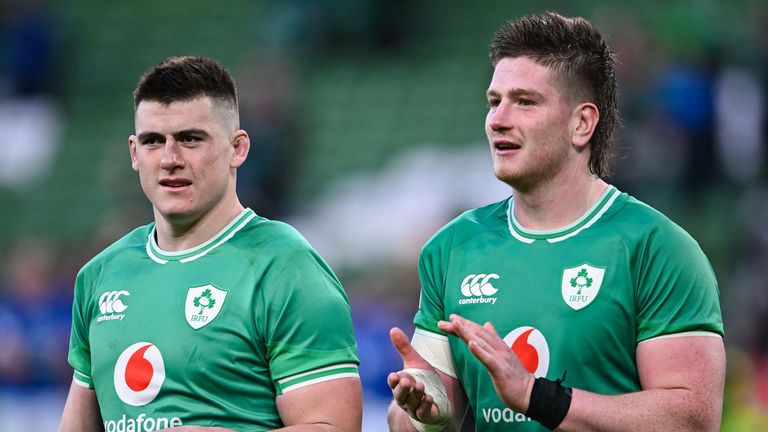 Forwards Dan Sheehan and Joe McCarthy played major roles again as Ireland moved to the top of the Six Nations standings