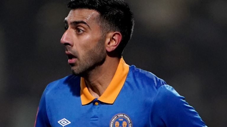 Shrewsbury Town's Malvind Benning during the Emirates FA Cup second round match at Meadow Lane, Nottingham