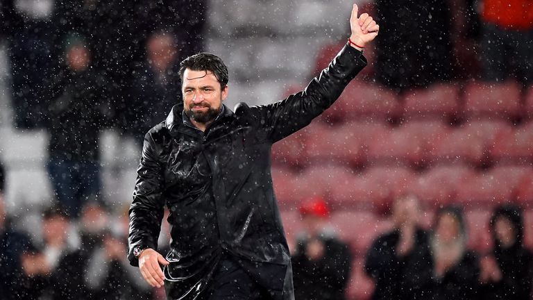 Russell Martin celebrates Southampton's FA Cup fourth-round win