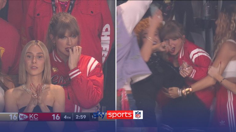 Relive Super Bowl LVIII through the emotions of Taylor Swift!