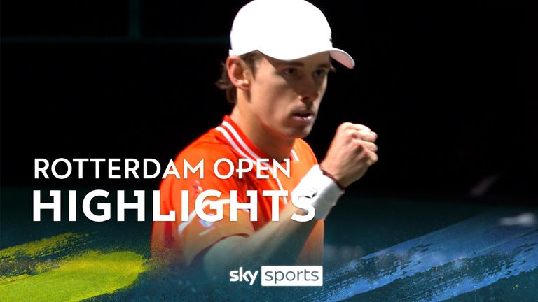 Alex de Minaur beat Sebastian Korda 6-4 6-3 to reach the last 16 at the Rotterdam Open.