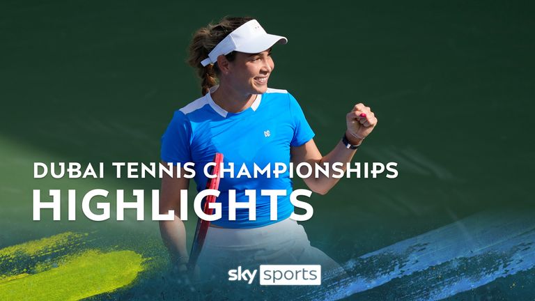 Watch highlights of the second round game between Donna Vekic and Aryna Sabalenka at the Dubai Tennis Championships.