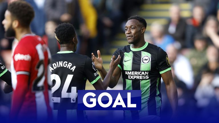 Welbeck doubles Brighton's lead!