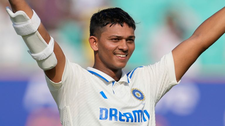 India's Yashasvi Jaiswal (Associated Press)