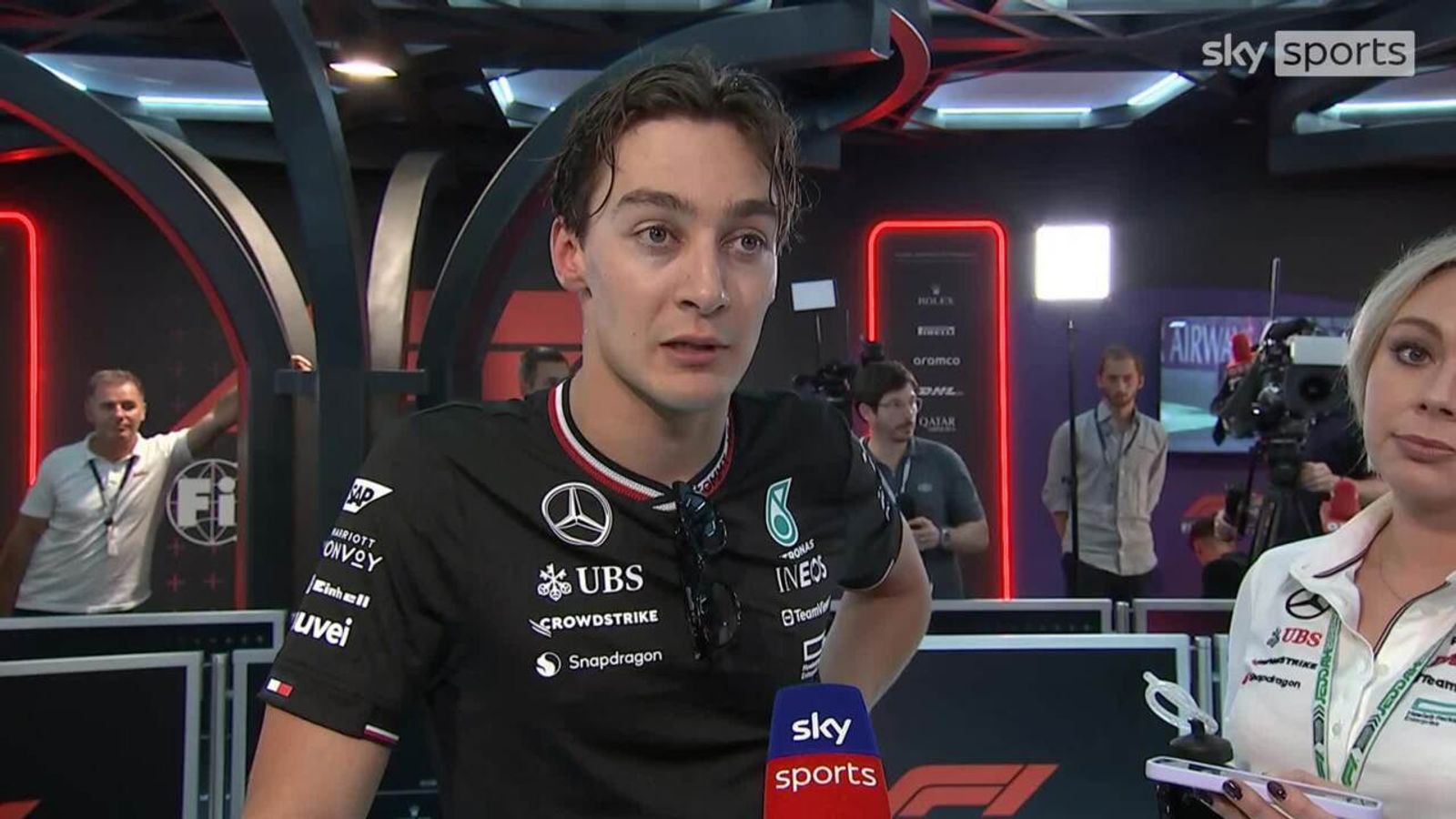 George Russell: Mercedes still trying to understand car | F1 News | Sky ...