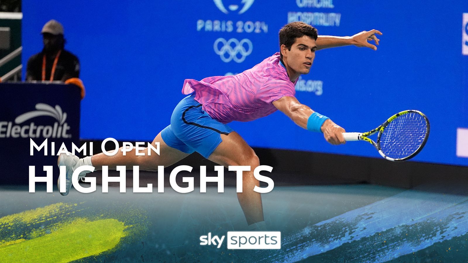 Carlos Alcaraz vs Roberto Carballes Baena Miami Open highlights Tennis News Sky Sports