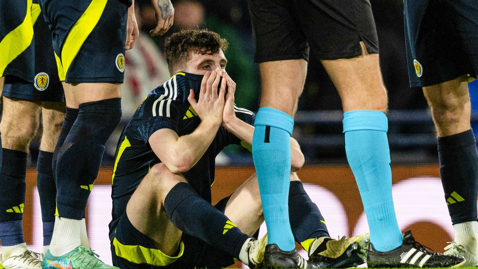 Scotland 0-1 Northern Ireland: Conor Bradley goal adds to Scots woes as Andy Robertson suffers another injury