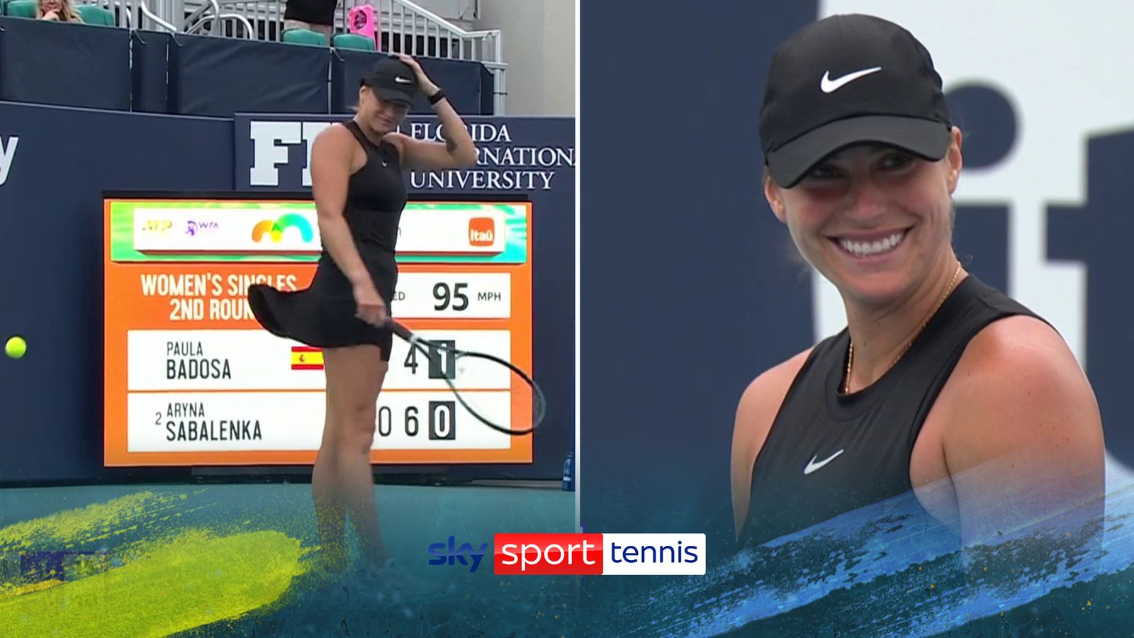 Miami Open: Aryna Sabalenka beats Paulo Badosa after emotional week