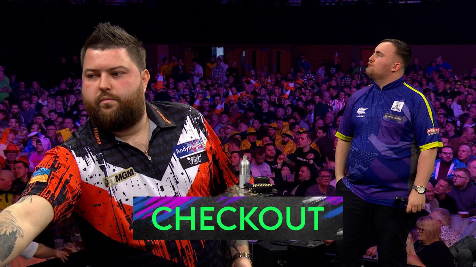 Michael Smith Breaks Luke Littler's Throw With Superb 120 Out | Darts ...