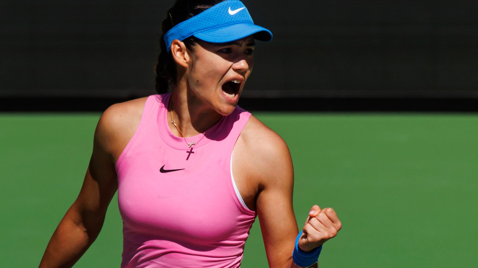 Emma Raducanu Former US Open champion breezes past Rebeka Masarova in