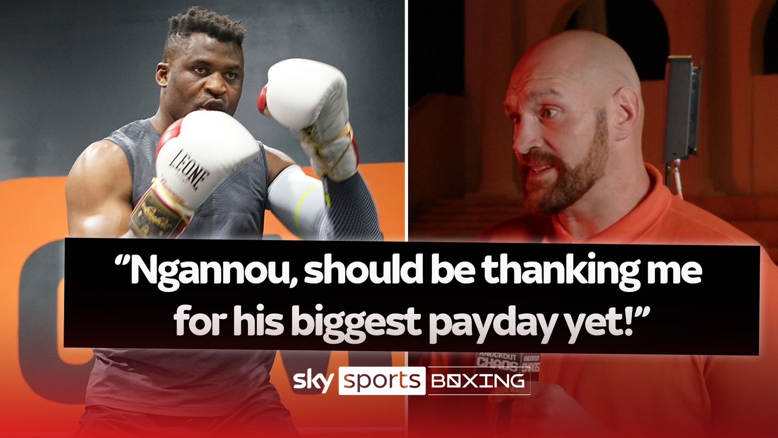 Tyson Fury warns Anthony Joshua of Francis Ngannou threat and welcomes ...