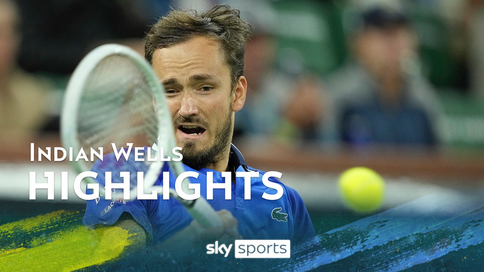 Daniil Medvedev Vs Roberto Carballes Baena Indian Wells Highlights Tennis News Sky Sports 