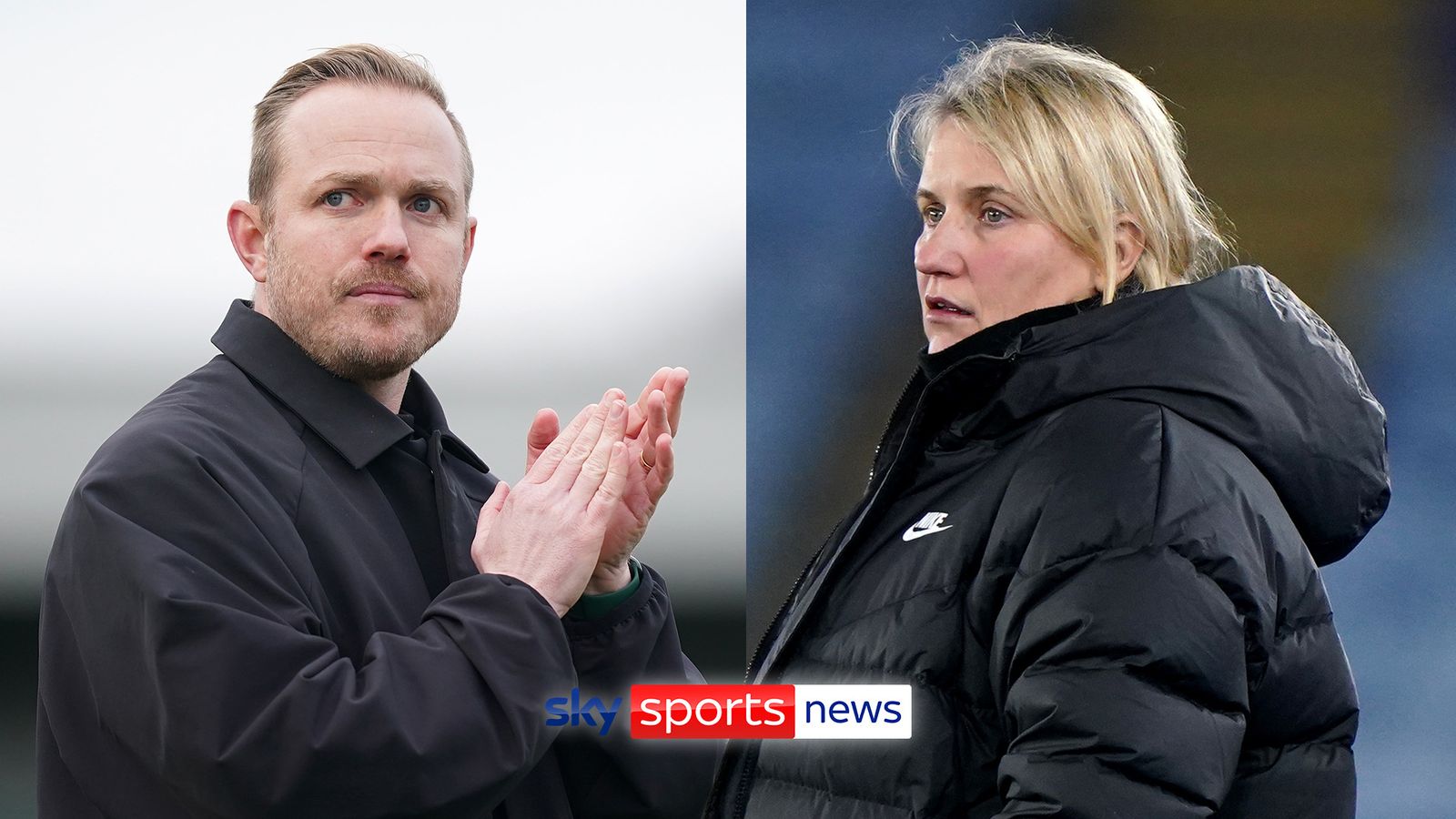 Emma Hayes and Jonas Eidevall excited for huge WSL title clash between ...