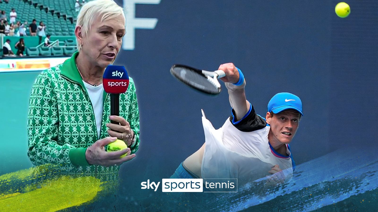 Martina Navratilova: Jannik Sinner hits the ball better than anyone ...