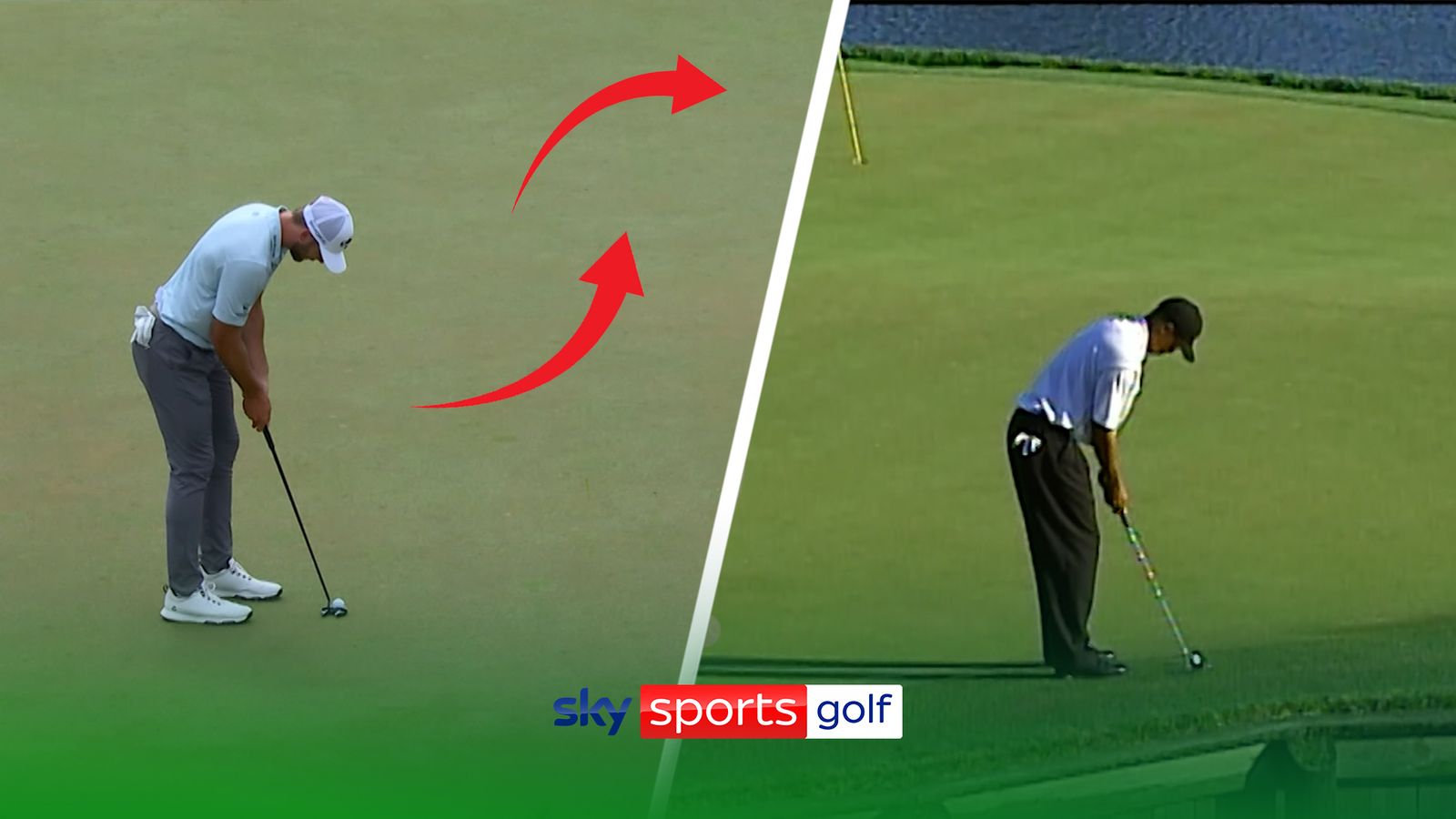 Better than Tiger Woods? Sam Burns navigates tricky 17th for