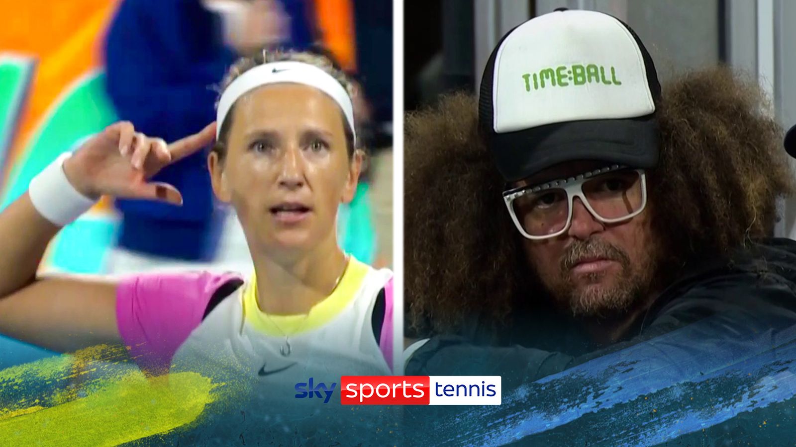 Victoria Azarenka wins in Miami... despite celebrity ex supporting her