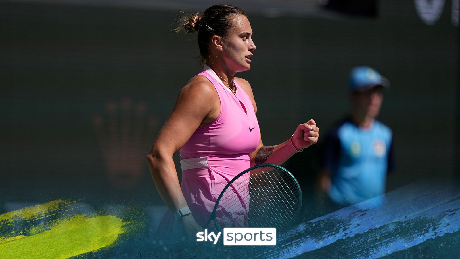 Back-to-back aces win Aryna Sabalenka the set | 'Huge delivery