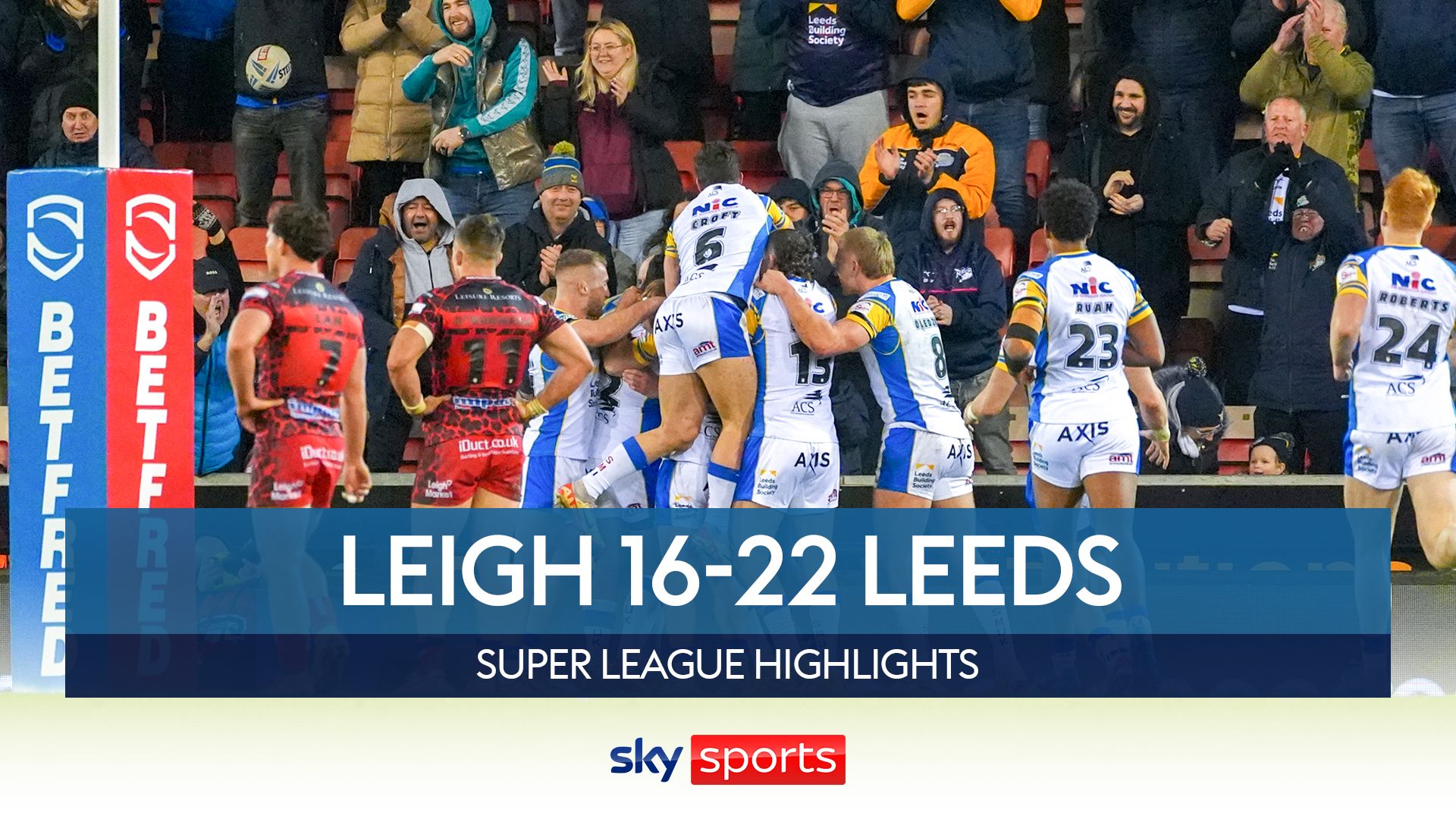 Leigh Leopards 16-22 Leeds Rhinos
