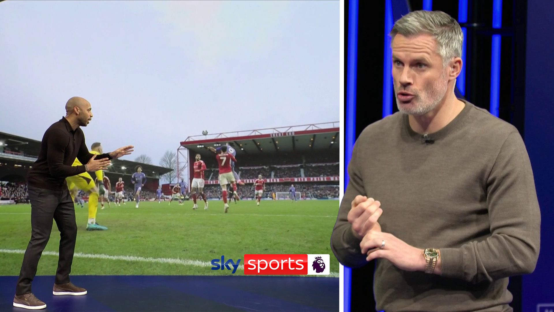 Carra and Henry dissect Liverpool's controversial late goal | 'The ref froze!'