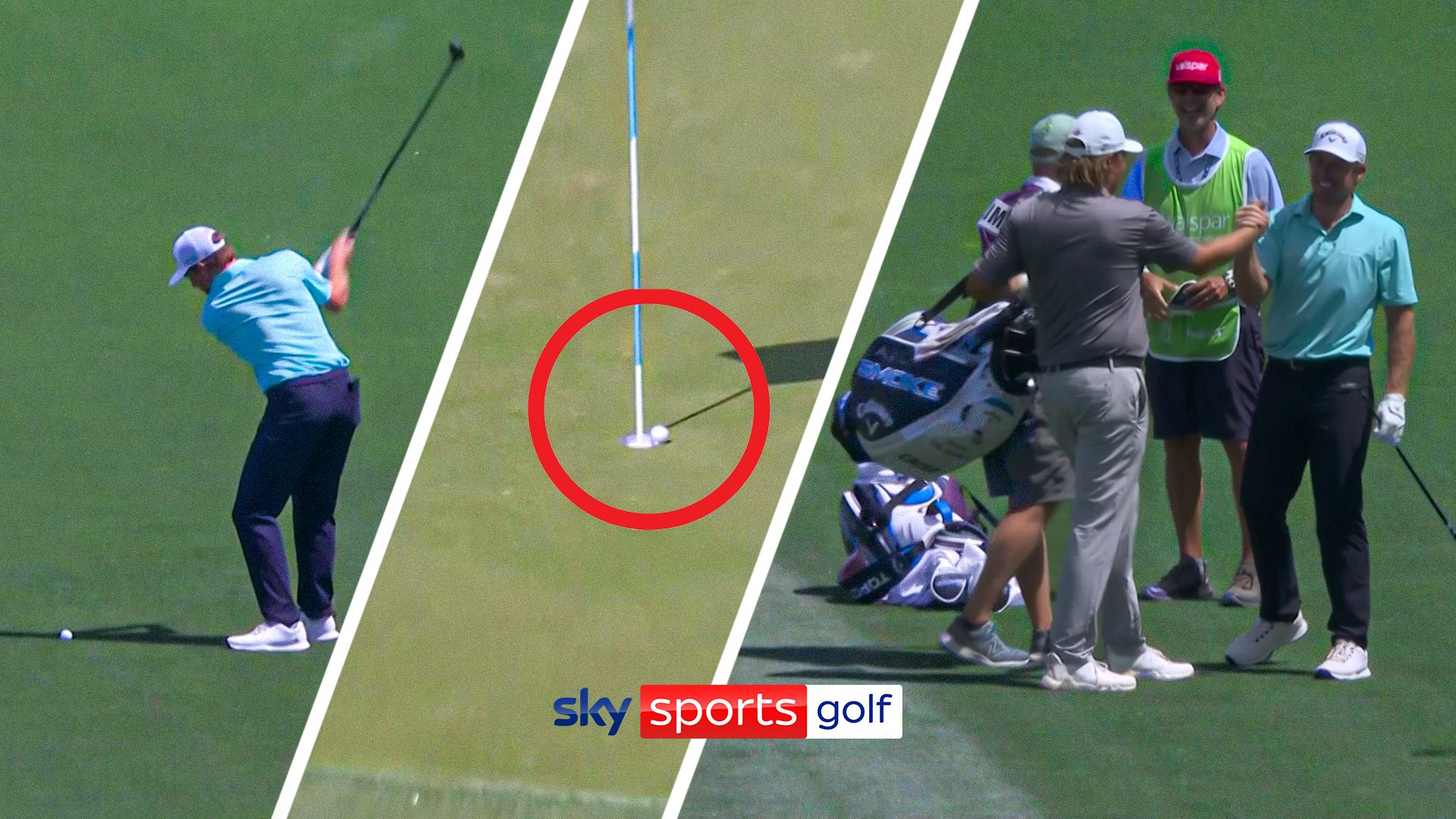 Commentators stunned as Shelton hits sensational albatross!