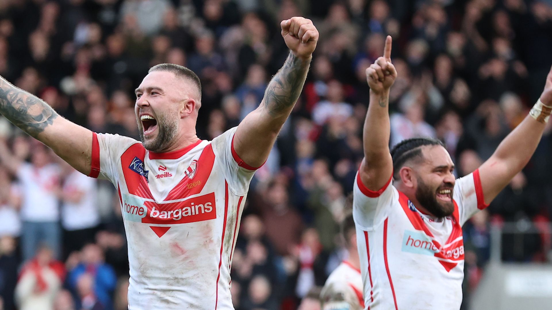 Saints take spoils against 12-player Wigan in drama-filled derby