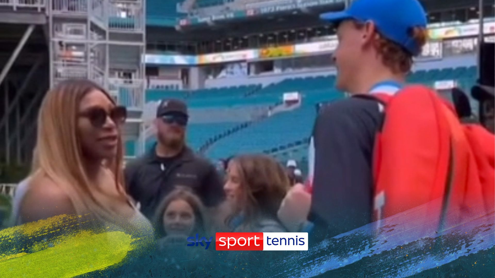 'I wish I had my forehand like that' | Williams meets Sinner