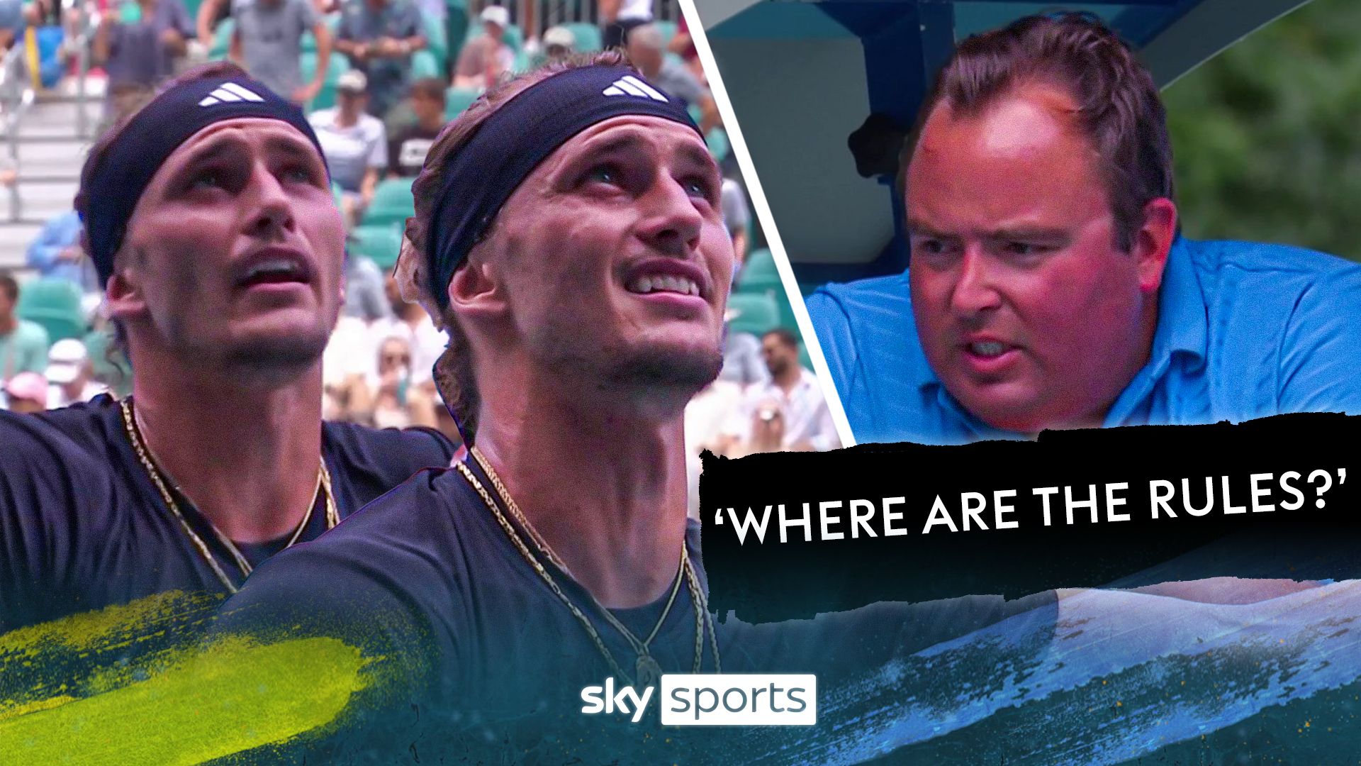 'Where are the rules?' | Zverev fumes after umpire hands out time violation