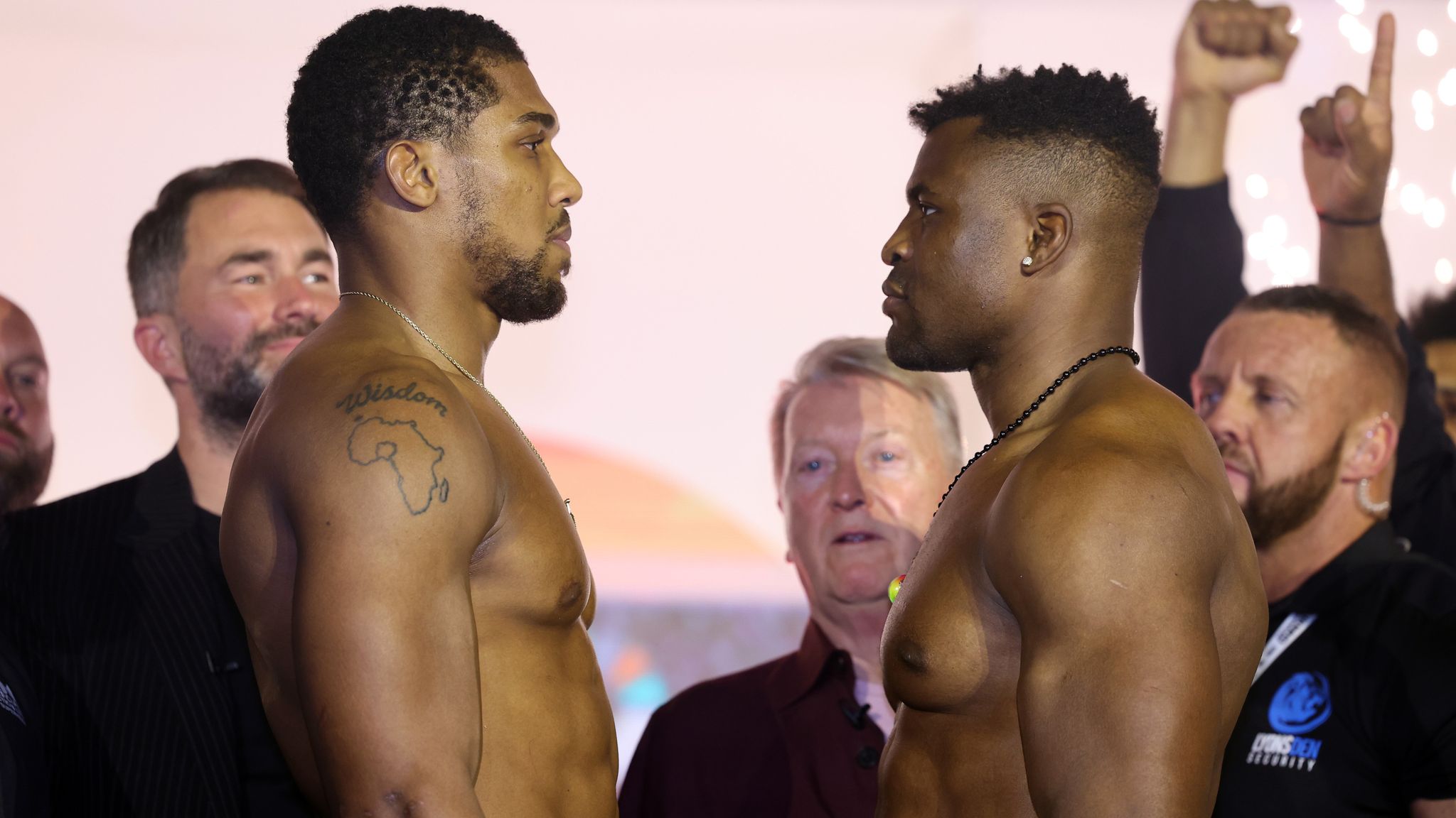 Boxing World Buzz: Predictions for Anthony Joshua vs. Francis Ngannou Showdown.