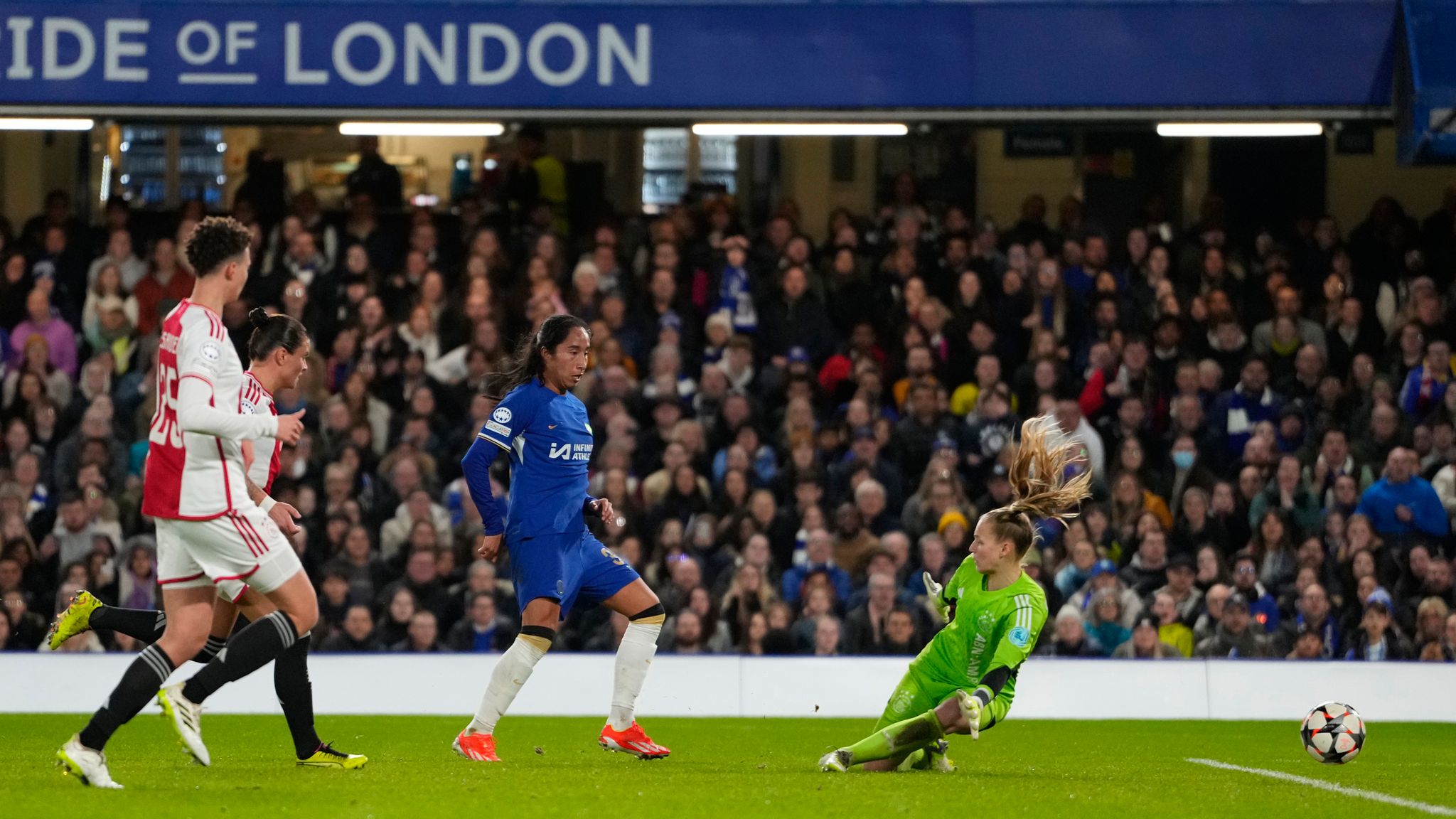 Chelsea Women 1-1 Ajax Women (agg 4-1): Emma Hayes' side reach ...