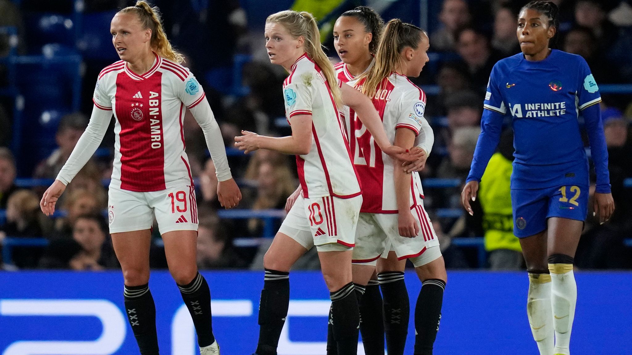 Chelsea Women 1-1 Ajax Women (agg 4-1): Emma Hayes' side reach ...