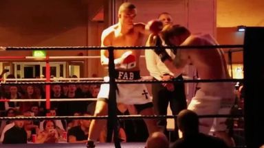 White collar KO! Wardley's wild fight in 2016