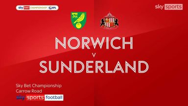 Norwich City 1-0 Sunderland