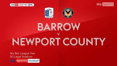 Barrow 1-0 Newport