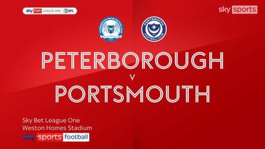 Peterborough 0-1 Portsmouth 