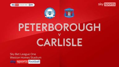 Peterborough Utd 1-3 Carlisle Utd