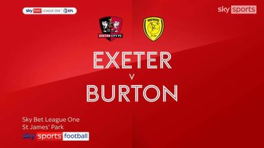 Exeter 1-0 Burton