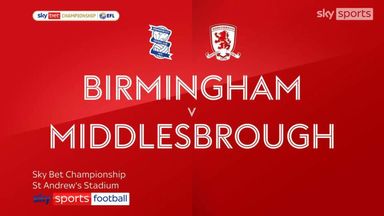 Birmingham 0-1 Middlesbrough