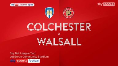 Colchester 1-1 Walsall