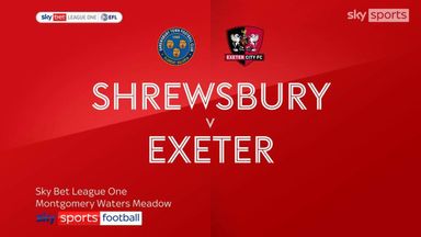 Shrewsbury 0-3 Exeter