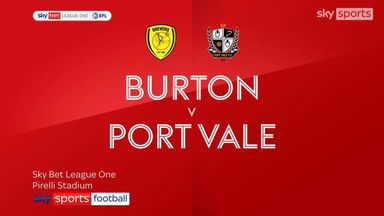 Burton 0-1 Port Vale