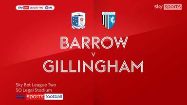Barrow 2-0 Gillingham