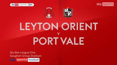 Leyton Orient 0-0 Port Vale